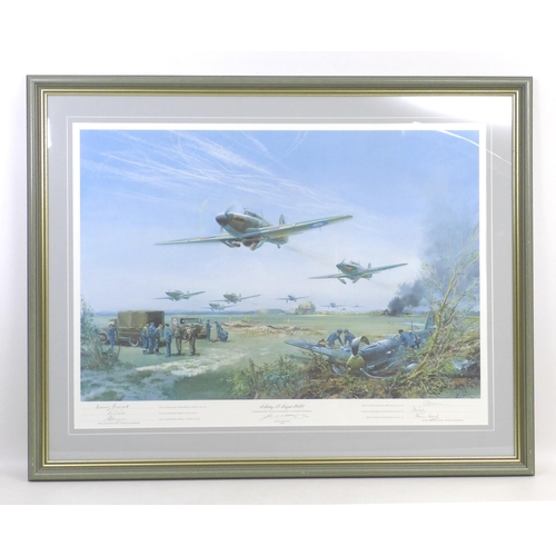 175 - After Michael Turner (British, b. 1934): two limited edition WWII aviation prints, comprising 'Adler... 