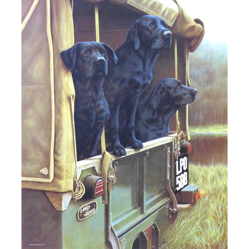 176 - After Nigel Hemming (British, 20th century): two limited edition prints of dogs, 