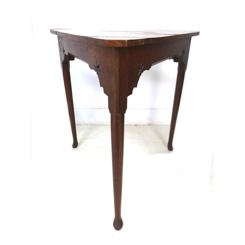 316 - A mixed group of Arts and Crafts furniture, comprising an oak occasional table, possibly by Liberty,... 