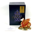 A Royal Crown Derby paperweight, modelled as a limited edition 