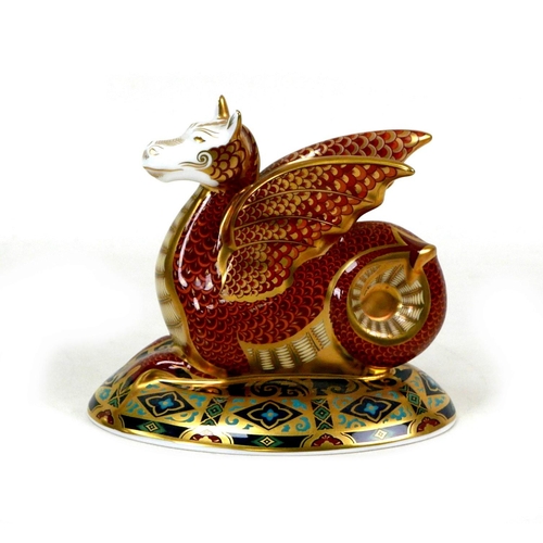 50 - A Royal Crown Derby paperweight, modelled as a limited edition 
