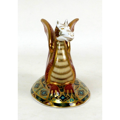 50 - A Royal Crown Derby paperweight, modelled as a limited edition 