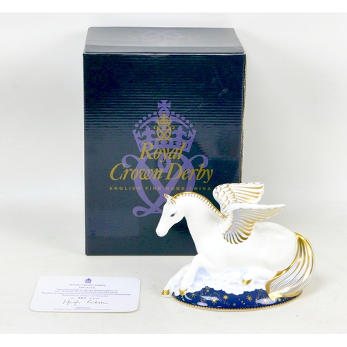 68 - A limited edition Royal Crown Derby paperweight, modelled as 