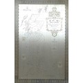 The Silver Map of Great Britain, Danbury Mint, 1978, etched with the boundary lines and coats of arm... 