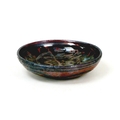 After Michael Cardew (British, 1901-1983): a glazed stoneware bowl, with abstract iron glazed decora... 