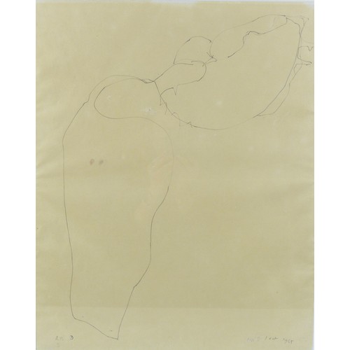 6 - Austin Wright (British 1911-2007): a large ink drawing, dated '1st Oct 1965' to bottom right corner,... 