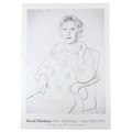 After David Hockney (British, b. 1937): a promotional exhibition poster, 'David Hockney New Drawings... 