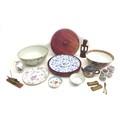 A collection of Chinese ceramics and other collectables, (1 box)
