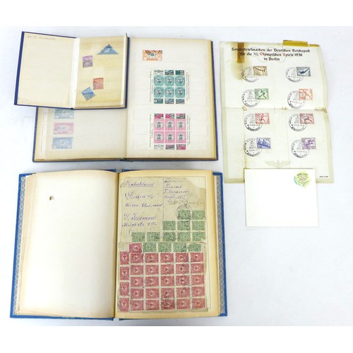 109 - A collection of early 20th century and later International stamps, from South Africa, Australia, Ger... 