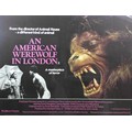 An American Werewolf in London (1981) film poster, 80.5 by 105.5, framed and glazed, 88.5 by 114cm t... 