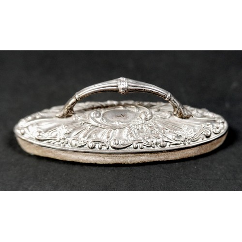 8 - A collection of Victorian and later silver, including a a pin dish with heavily rubbed hallmarks, 12... 