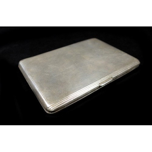 81 - Three Victorian and later silver cigarette/cigar cases, comprising a Victorian silver cigar case, pa... 