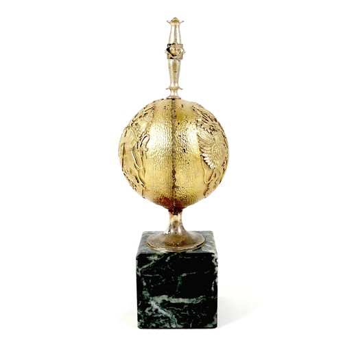 118 - A Christopher Lawrence limited edition silver gilt commemorative 'surprise' ornament, 'The Wedding O... 