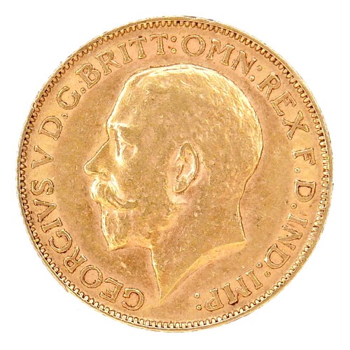 161 - A George V gold sovereign, 1911.