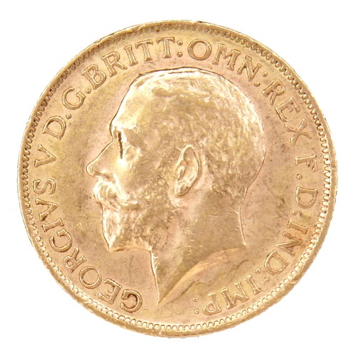 166 - A George V gold sovereign, 1927, Pretoria, South Africa Mint.