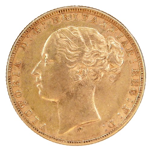 174 - A Victoria Young Head gold sovereign, 1876.