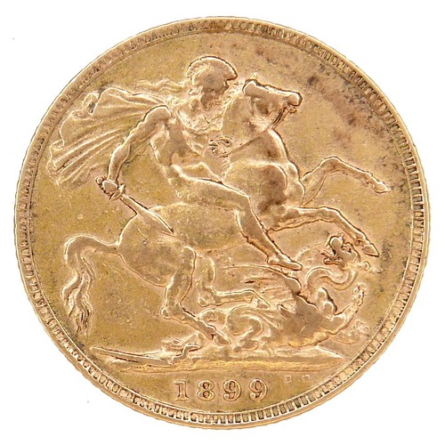 175 - A Victoria Old Veiled Head gold sovereign, 1899.