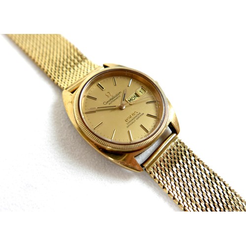 229 - A vintage 18ct gold Omega Constellation Automatic Chronometer gentleman's wristwatch, circa 1978, re... 