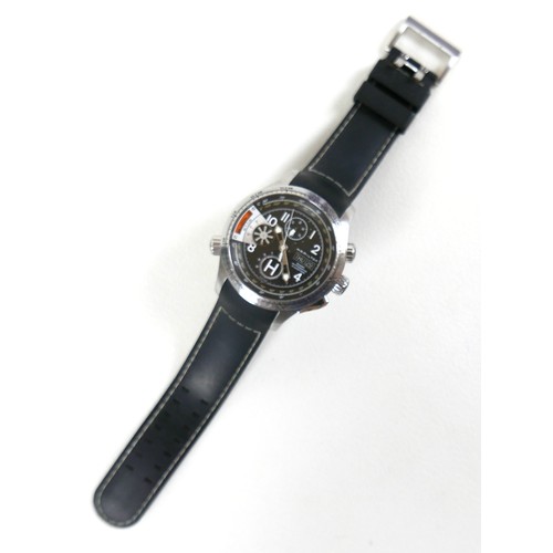 220 - An Hamilton Khaki Automatic X-Copter stainless steel chronograph gentleman's wristwatch, ref. H76616... 