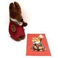 A Wendy Boston Playsafe Basil Brush teddy, together with a Basil Brush show guide signed by cast mem... 