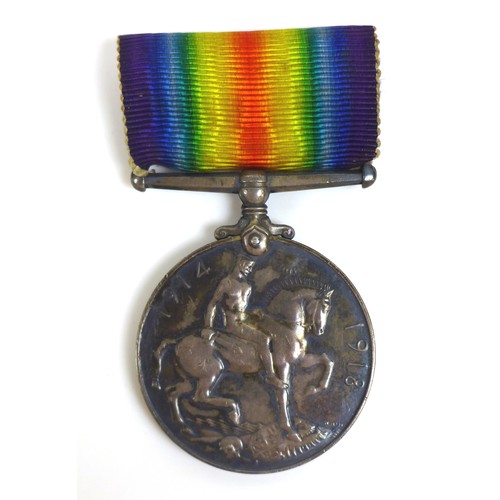 89 - A mixed group of medals and awards, comprising WWI War and Victory medals, ribbons mistakenly swappe... 