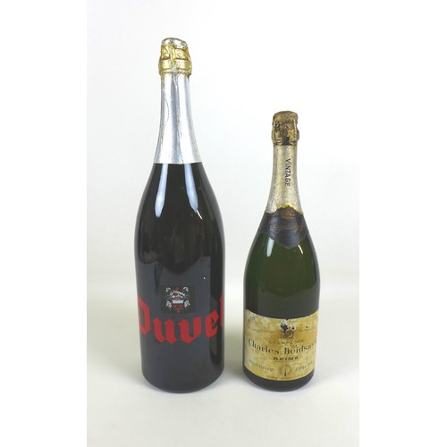 98 - A magnum of vintage Charles Heidsieck Champagne, Extra Dry, 1959, 'Purveyors of Champagne to His lat... 