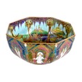 A Wedgwood Fairyland lustre octagonal bowl, in the 'Leapfrogging Elves' pattern designed by Daisy Ma... 