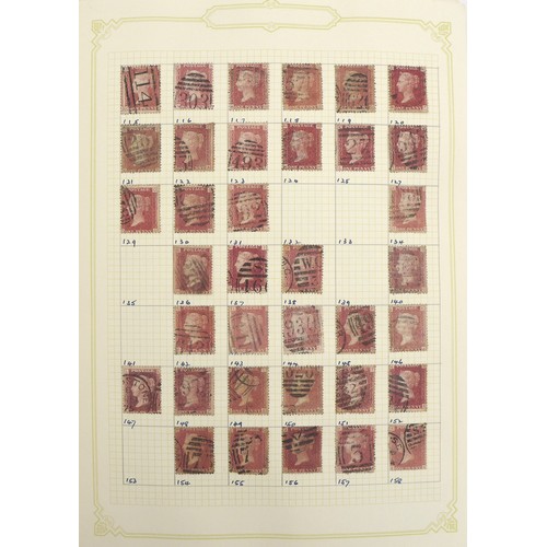 87 - A collection of stamps of Great Britain from 1840 to the early 21st century, including two penny bla... 