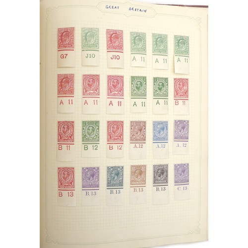 87 - A collection of stamps of Great Britain from 1840 to the early 21st century, including two penny bla... 