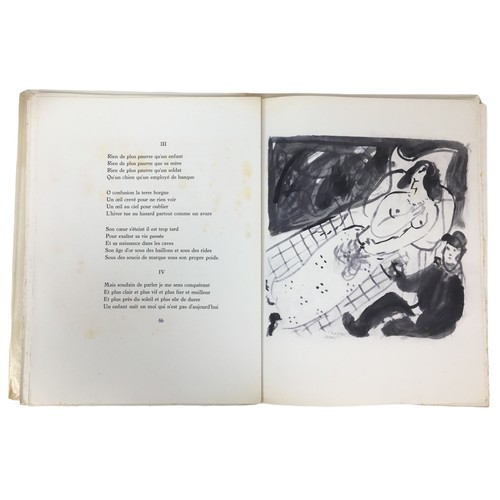 83 - A signed limited edition 'Le dur Desir de Durer' by Marc Chagall and Paul Eluard, with twenty-six il... 