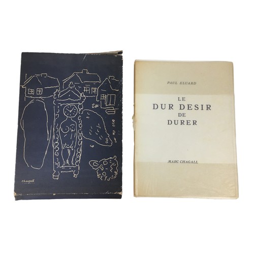 83 - A signed limited edition 'Le dur Desir de Durer' by Marc Chagall and Paul Eluard, with twenty-six il... 