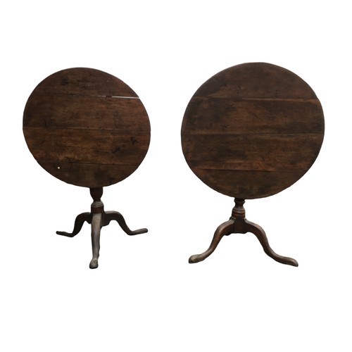 150 - Two 19th century mahogany tilt-top occasional tables, both with tripod bases, the largest, 78.5 by 6... 