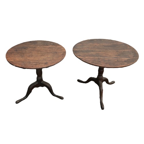 150 - Two 19th century mahogany tilt-top occasional tables, both with tripod bases, the largest, 78.5 by 6... 