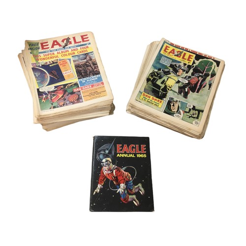 79 - A collection of over 200 1960s Eagle comics, with a complete run from 10th March 1962 to 12 March 19... 