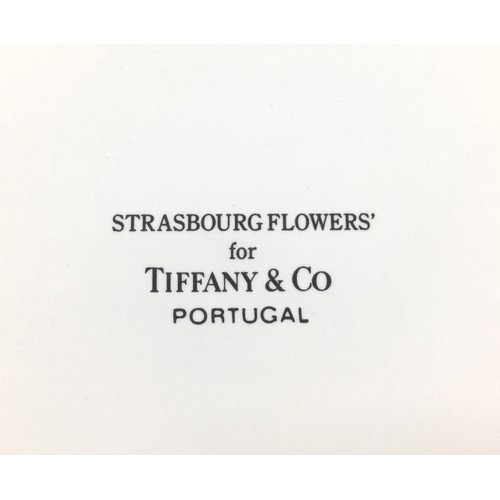 21 - Fifty-one pieces of Tiffany & Co. Strasbourg Flowers pattern part dinner service, including twenty-f... 