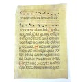 An illuminated choral manuscript, on vellum.