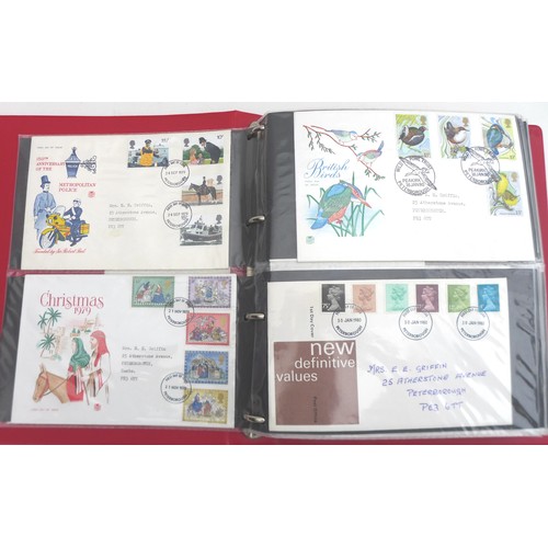 74 - A large collection of 20th century mainly British stamps and first day covers, including five albums... 