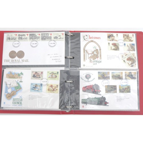 74 - A large collection of 20th century mainly British stamps and first day covers, including five albums... 