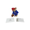 A limited edition Steiff Paddington Bear, 28cm high with certificate numbered 408/1958, without box.