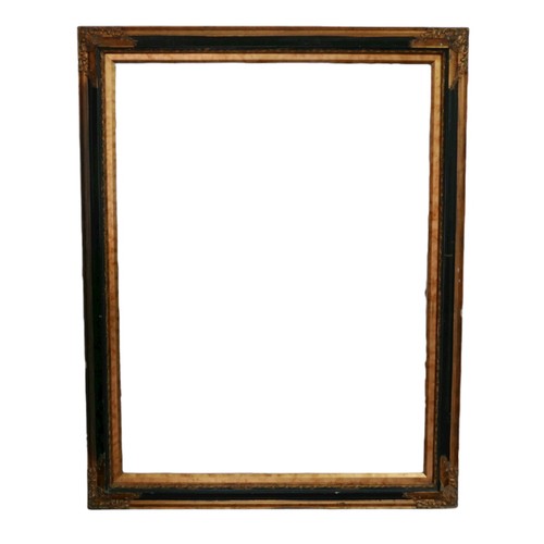 145 - A large reproduction gilt framed mirror, 142 by 111cm.