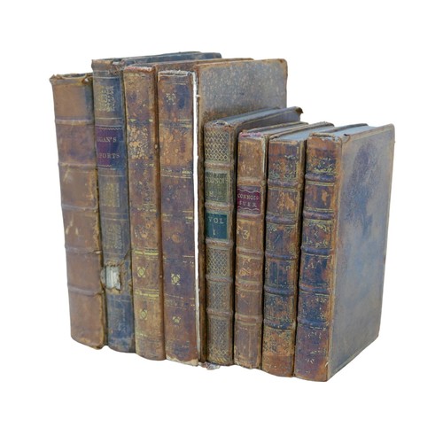 83 - A group of 18th century and later reference books, including 'The Spectator' volumes III and VII, 16... 