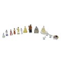A collection of Royal Doulton Royal Worcester and Lladro figurines, including 'The China Repairer' (... 