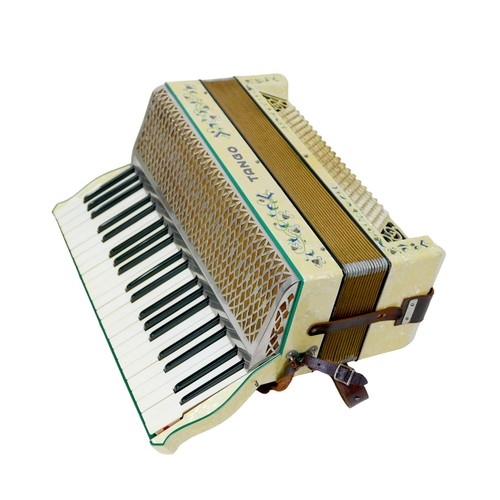 56 - A vintage Hohner Tango piano accordion, with original case.