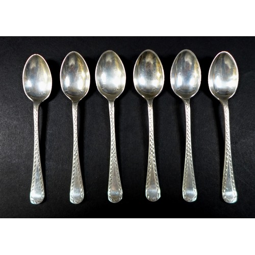 54 - A group of George III and later silver, including George III sugar tongs, George Wintle, London poss... 