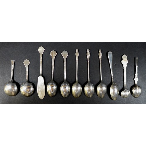 3 - A collection of George VI and other silver, including a set of three apostle spoons, J Rodgers & Son... 