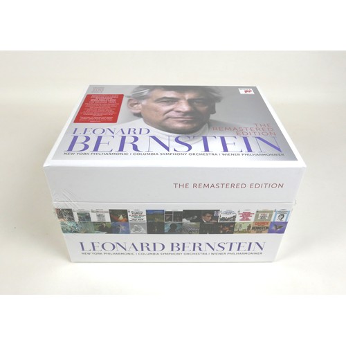 65 - Leonard Bernstein - The Remastered Edition, a 100 CD boxset, including facsimile LP sleeves and labe... 