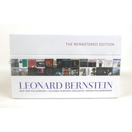 65 - Leonard Bernstein - The Remastered Edition, a 100 CD boxset, including facsimile LP sleeves and labe... 