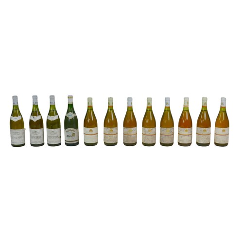 129 - Vintage wine: a mixed parcel of white wine, comprising two bottles of Alain Gueneau Sancerre 1988, a... 