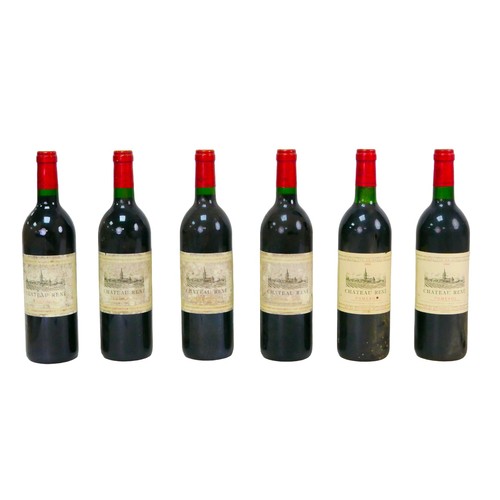 143 - Vintage wine: a mixed parcel of Pomerol region red wine: comprising six bottles of Chateau Rene Pome... 