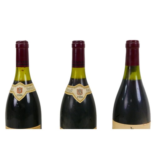 139 - Vintage wine: three bottles of Nuits-Saint-Georges wine, comprising a bottle of Les Fleurieres Domai... 